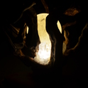 Светильник - ночник «Магическое дерево» с шаром из цитрина и горным хрусталем. Фото 15