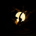 Светильник - ночник «Магическое дерево» с шаром из цитрина и горным хрусталем. Фото 16