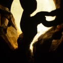 Светильник - ночник «Магическое дерево» с шаром из цитрина и горным хрусталем. Фото 18